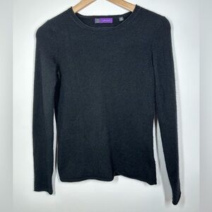 Saks Fifth Avenue Black Cashmere Sweater XS